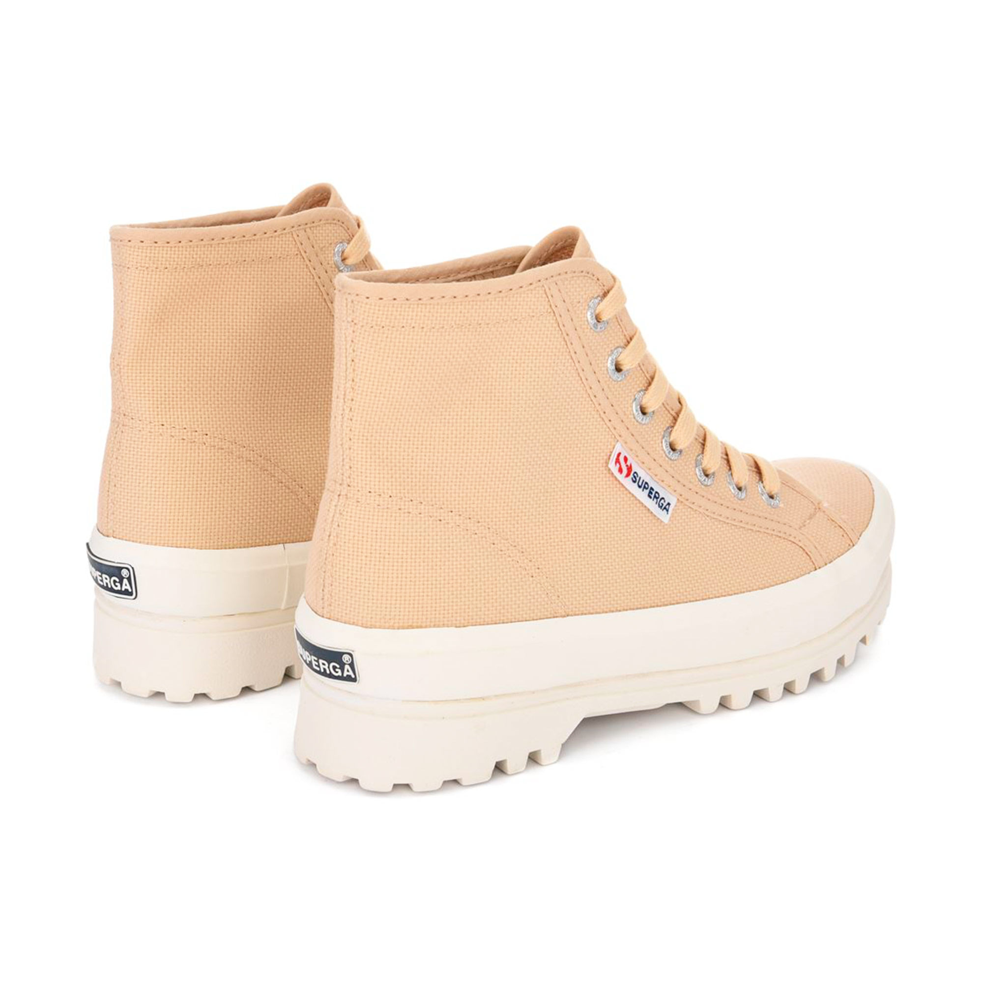 SUPERGA - Stivaletti,Donna,Beige,sportive,modello 2644 ALPINA QUILTED NYLON,numero: 36